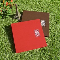 DESIGN13651 친환경 데님고급메뉴판 메뉴북 바인더 A4 외사이즈, 235x230(정사각) - 브라운