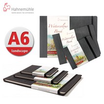 하네뮬레 Hahnemuhle 워터칼라북 휴대용스케치북 전문가용수채화지 A4사이즈 A5사이즈 A6사이즈, A6, 30매