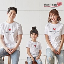 몽피마피 핑거하트 패밀리 반팔