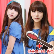 가발프랜즈 붙임머리 12피스 여자가발 사은품증정 붙임머리가발, 레드브라운, 1개