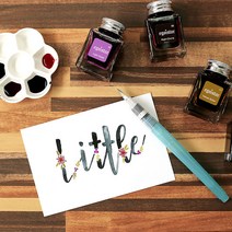 에고이스타 클래식 캘리그라피 딥펜 잉크, 리얼레드