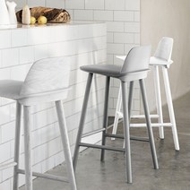 영가구 비야 아일랜드식탁의자, 화이트-60cm