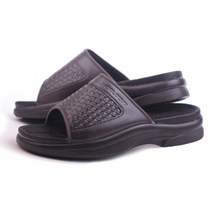 월드컵 마일로 밤색 푹신한우레탄 남성사무실용슬리퍼