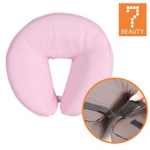 세븐뷰티 마사지베개 모음, 메모리폼 얼굴베개(벨크로)_핑크