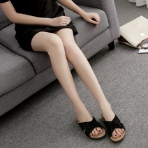 제이드클럽 최고로 편한 여성 4cm 통굽 X선 슬리퍼 샌들 TS360-2