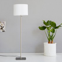 [마켓비] LANGAM 장스탠드 E26 KS1094F, 화이트 0396.7177