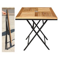 사계절공간연출 001사각접이식테이블야외나무테이블, 001사각접이식