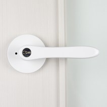 SD105 화이트 예쁜방문손잡이/도어락/문고리교체/도어