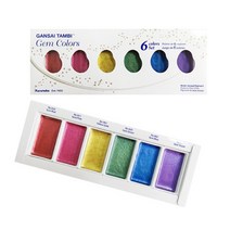 지그 안채탐미 고체물감 Gem Colors 6색(MC20GC6V)