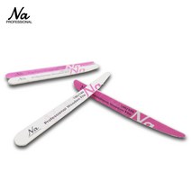 NA PROFESSIONAL 네일 우든 파일 버퍼 손톱 정리 케어 2종 택1, 1개, 핑크_약한손톱