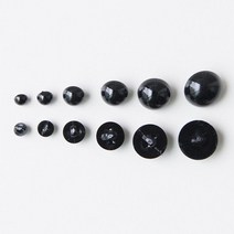 쏘잉스 10개 20개] 인형눈 단추 6size Y1724 C20, 8mm-20개, 1개