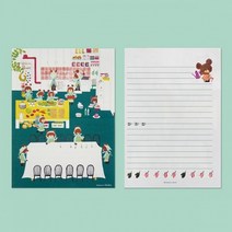 [2610484][베어스스쿨]일반편지지세트 패드4+봉투2/개, [2060298]파티(PARTY)