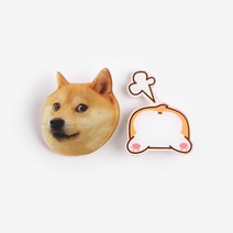 [인디케이] 댕댕이 아크릴 뱃지