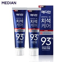 메디안 오리지날 치석케어 치약, 2개, 1개입