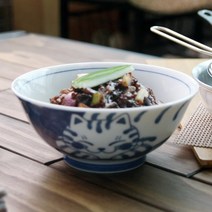 오반자이 블루네코 라면기 일본 그릇 식기 면기, 블루네코 라면기[도라네코]