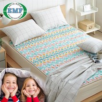 EMF 전자파없는 항균 워셔블 전기요 극세사 전기장판 온열매트 1인용 2인용 미니 싱글 대형 침대용 거실용 캠핑용, 01. 스칸디옐로우, 특대 [분리난방]