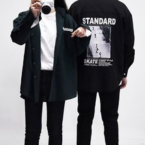 니꺼내꺼 스탠다드 나염 긴팔셔츠