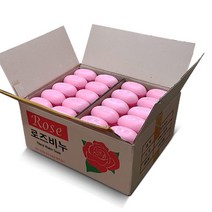 로즈핑크비누 업소용 목욕탕 여관 모텔 호텔 사우나 비누 120g, 1박스