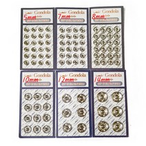 쏘잉스타 곤도라 똑딱이 단추 스냅단추 미니단추, 8mm니켈