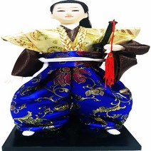 아시아몰/ 일본 무사인형-9종/일본인형/일식소품/미니어처인형/무사인형/이자카야인테리어소품, D
