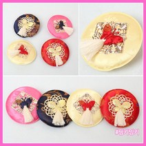 핑키밍키 고은달빛 색동 강아지한복 한복삔핀 애견한복 귀여운애견한복 여자강아지한복, 비단 한복 핀(navy)