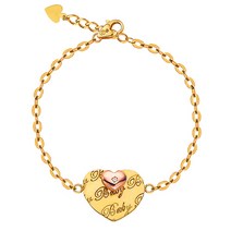 14k/18k 베이비하트 미아방지 팔찌, 14k