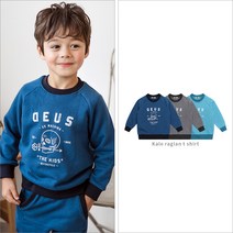 유라비 유아동 공용 케일 레글런 티셔츠_83TS-C167