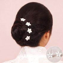 살롱드메리 쁘띠 웨딩헤어악세사리 돌잔치 혼주 한복 비녀 뒷꽂이 뒤꽂이
