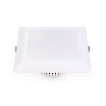 히포 LED매입등 4인치 10W 사각 LED다운라이트, 전구색(3000K-노란빛)