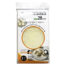 f다용도 실리콘 찜시트 원형28cm 찐만두 면포 보자기, 28cm, 1개