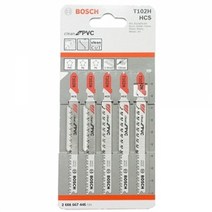 BOSCH 플라스틱직소날T102H 5pcs