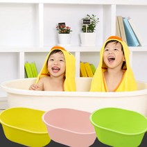 동그리욕조 대형 반신욕조 아기욕조, 레몬옐로우 대형 (배수구X)