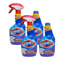 유한양행 유한락스 곰팡이제거제, 4개입, 500ml