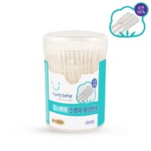 맘스베베 신생아 위생면봉, 200개입, 1개