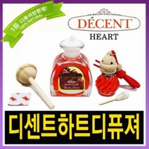 센텍 친환경방향제 천연디퓨저 국내산 차실내디퓨져 디센트하트, 디센트하트/클린코튼