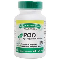 헬스스루뉴트리션 PQQ 20mg 글루텐 프리 베지 캡, 30정, 1개