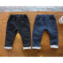 세인트키즈 슬림핏 스판 아기기모청바지