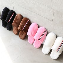 KAPOO 남 여 함께신는 이쁜 털실내화 따뜼한 슬리퍼 겨울실내화