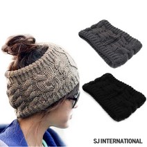 SJ인터네셔널 니트 꽈배기 헤어밴드