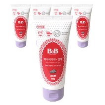 *B&B 베이비 오랄크린 겔형 60g_포도향, 60g, 5개