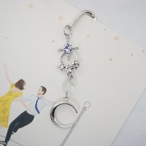 앤데이즈 WITH MOON 책갈피 북마크, 실버, 1개