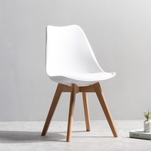 프리메이드 에펠 식탁의자 고급형, 화이트