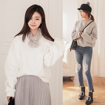 피오뜨 2042.컴포드 오버 기모 맨투맨