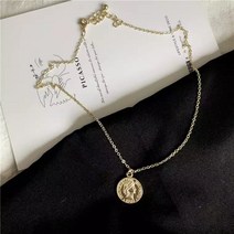 워더미 동전 코인 골드 목걸이
