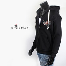 HEYU 후드집업 유니언잭 빈티지 M~4XL