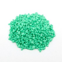 비오스 테라리움재료 마리모자갈 무지개 칼라색돌 100g, 민트, 1개