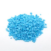 비오스 테라리움재료 마리모자갈 무지개 칼라색돌 100g, 하늘, 1개