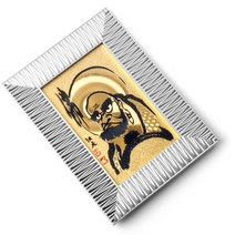 토탈하우스 황금달마도 탁상용액자 (소) 달마도 액자 14.5X19.5cm, 은장테두리