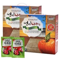 선비촌 사과즙 100ml 2박스 100포