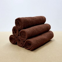 미스타쭌 업소용 바리스타 커피 행주 물수건 주방 순면100%, 진밤색, 1장
